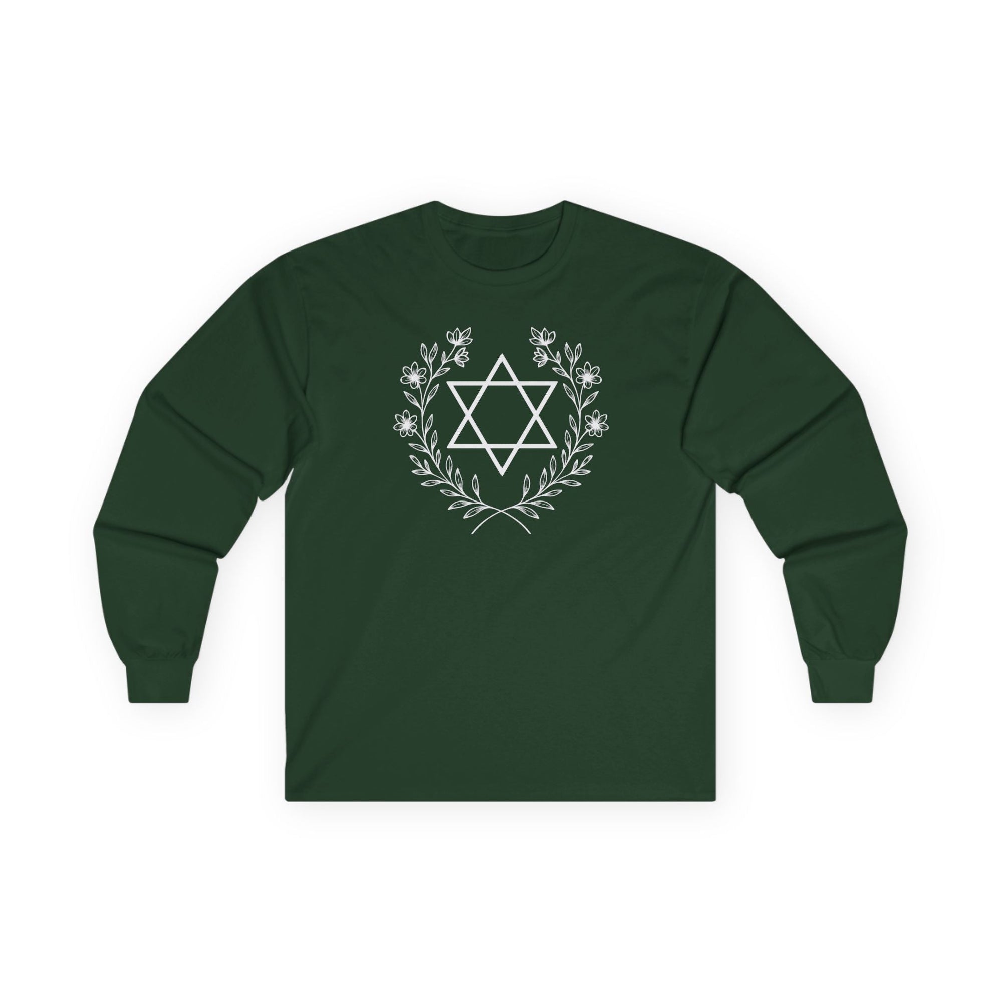Star of David Long Sleeve T-Shirt - Shop Israel