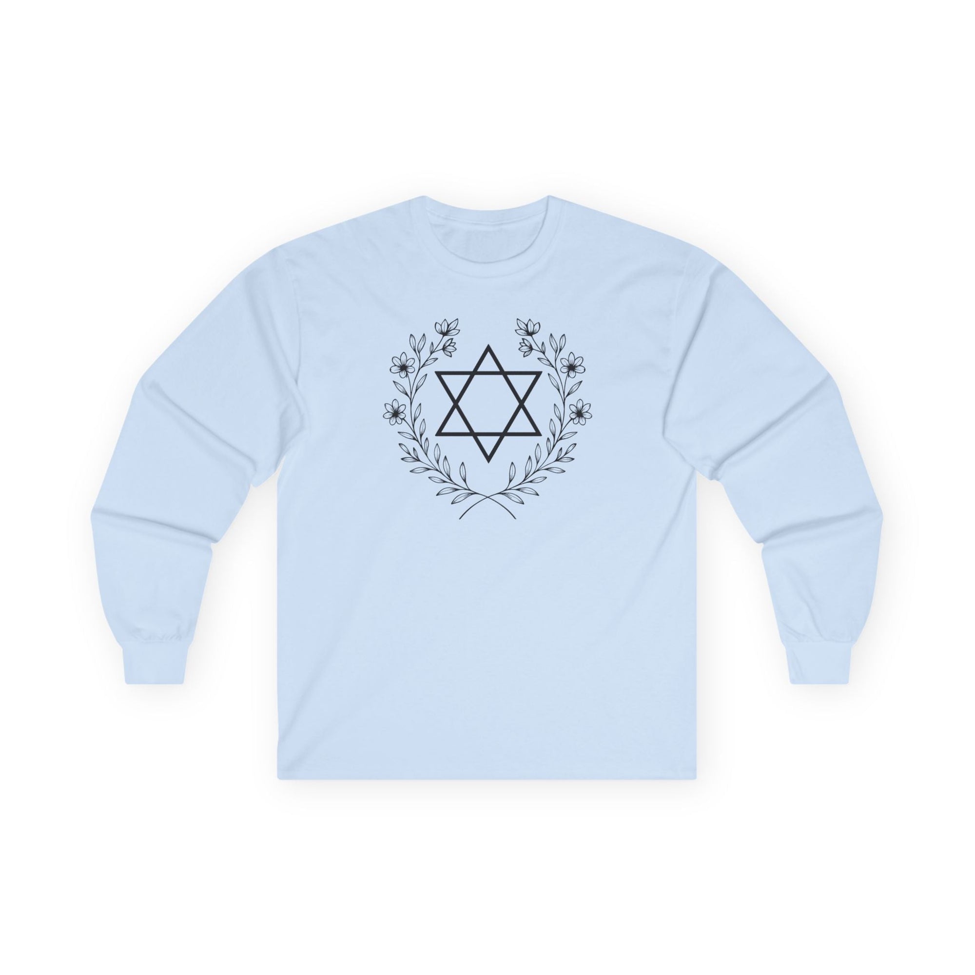 Star of David Long Sleeve T-Shirt - Shop Israel