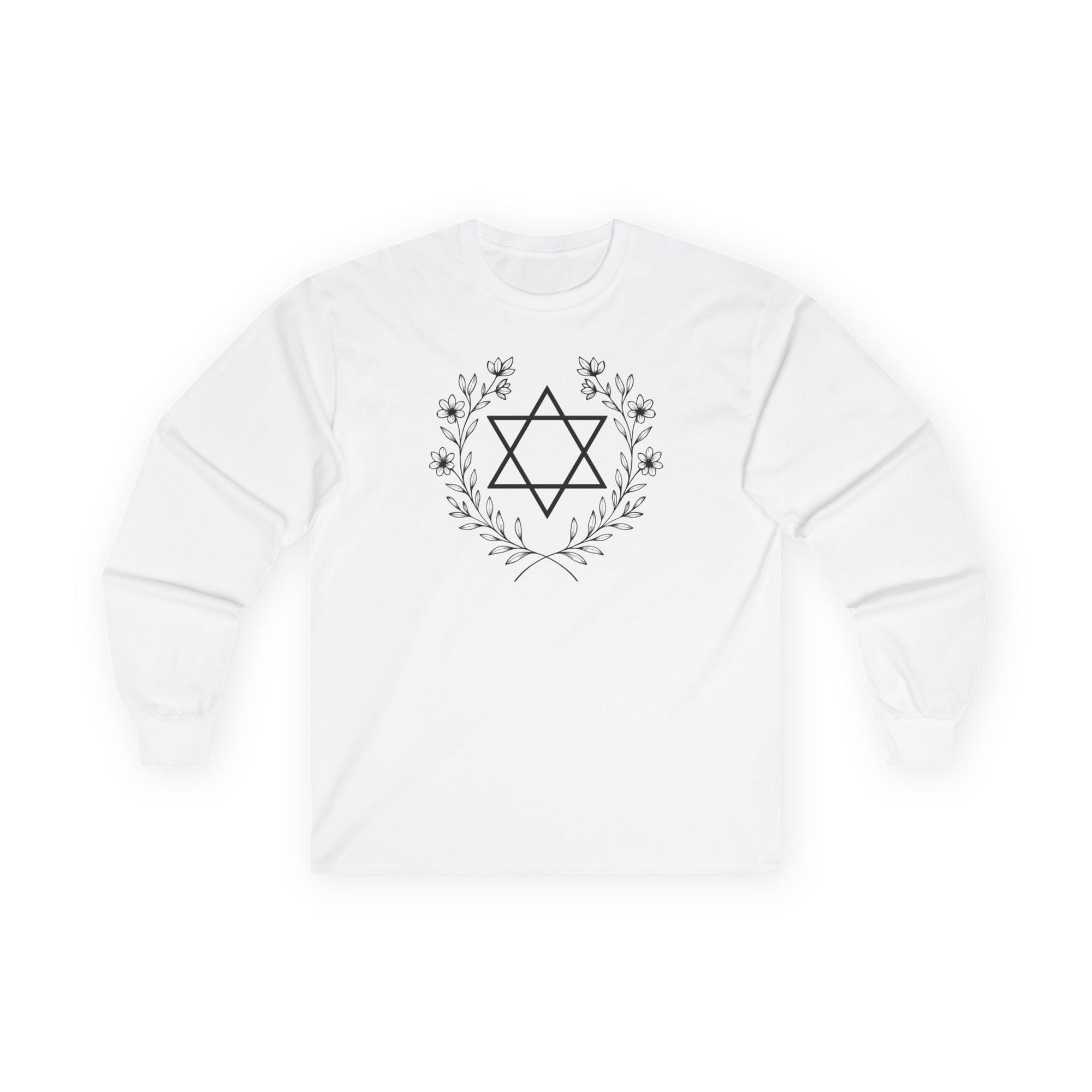 Star of David Long Sleeve T-Shirt - Shop Israel