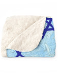 Star of David Sherpa Blanket - Shop Israel