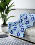 Star of David Sherpa Blanket - Shop Israel