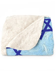 Star of David Sherpa Blanket - Shop Israel