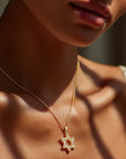 Studded Star of David Necklace - Shop Israel