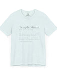 Temple Mount Definition T - Shirt - Shop Israel