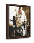 The Rebbe's Torah Framed Canvas - Shop Israel