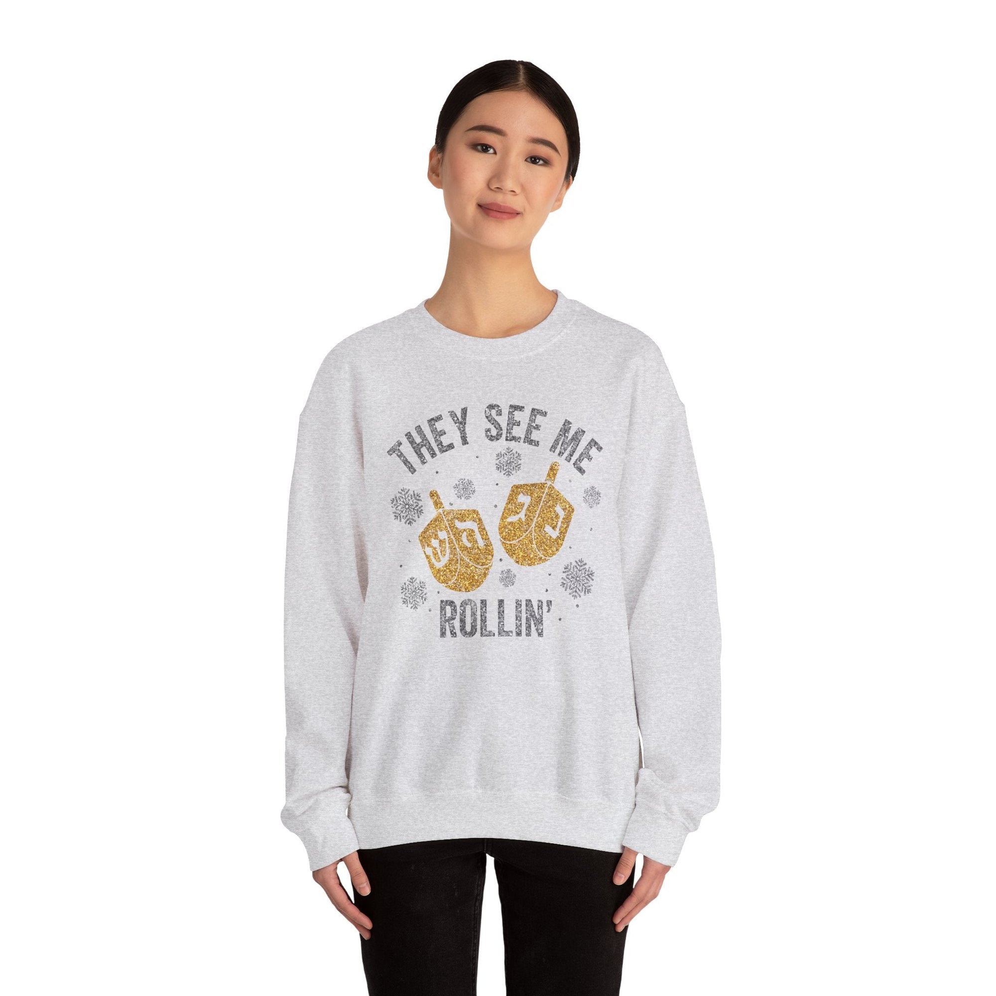 They See Me Rollin' Ugly Hanukkah Sweater - Shop Israel