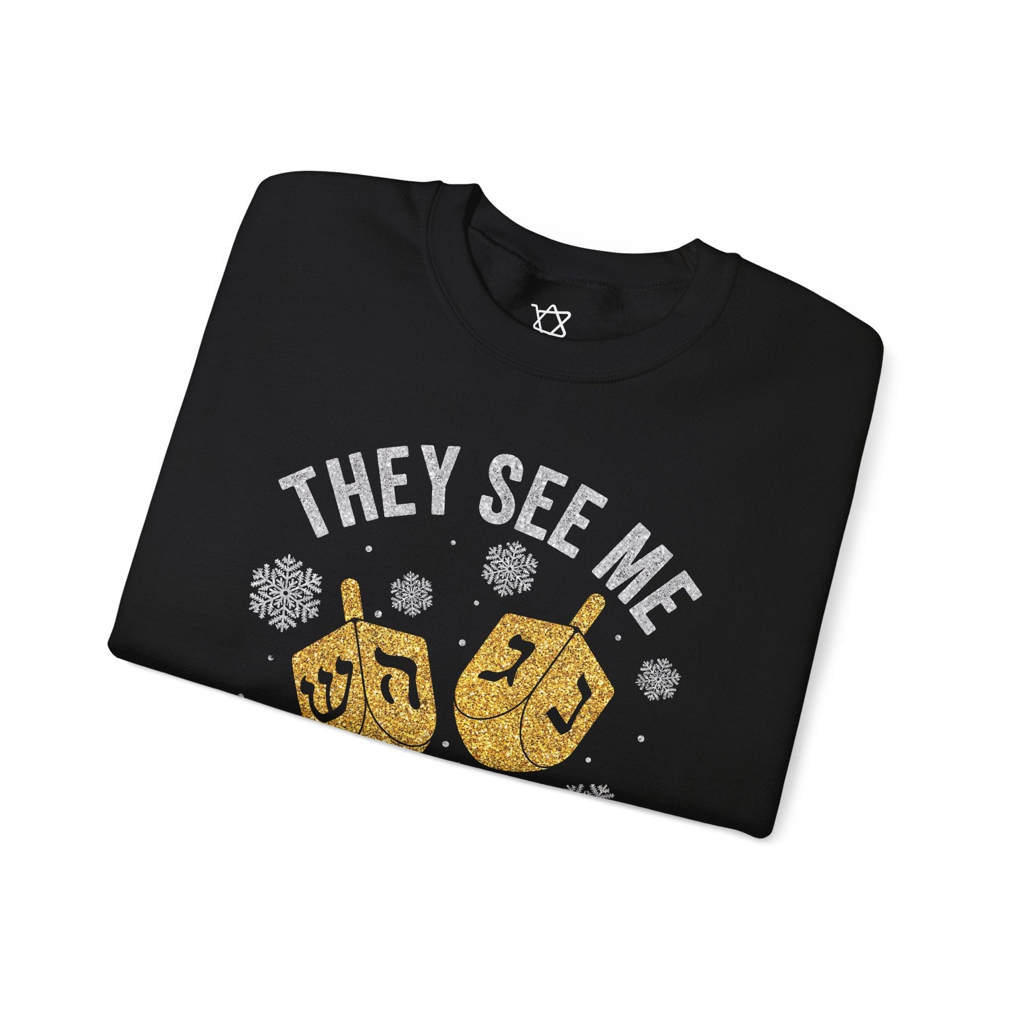 They See Me Rollin' Ugly Hanukkah Sweater - Shop Israel