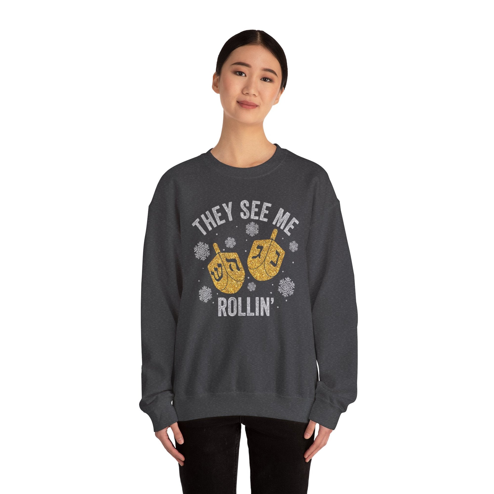 They See Me Rollin' Ugly Hanukkah Sweater - Shop Israel