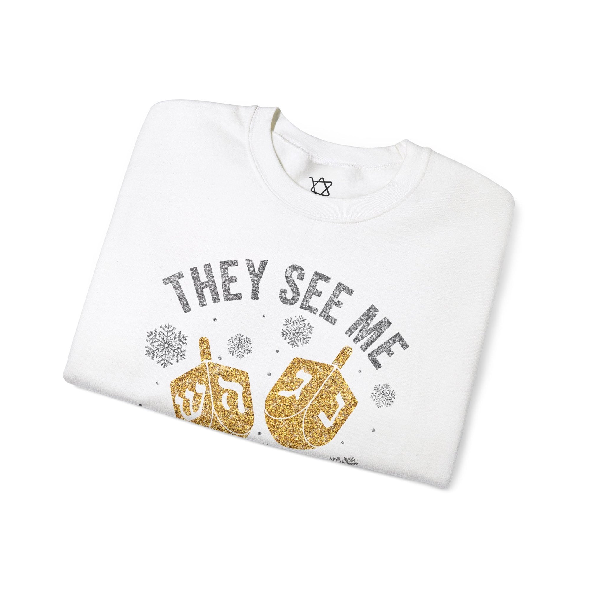 They See Me Rollin' Ugly Hanukkah Sweater - Shop Israel