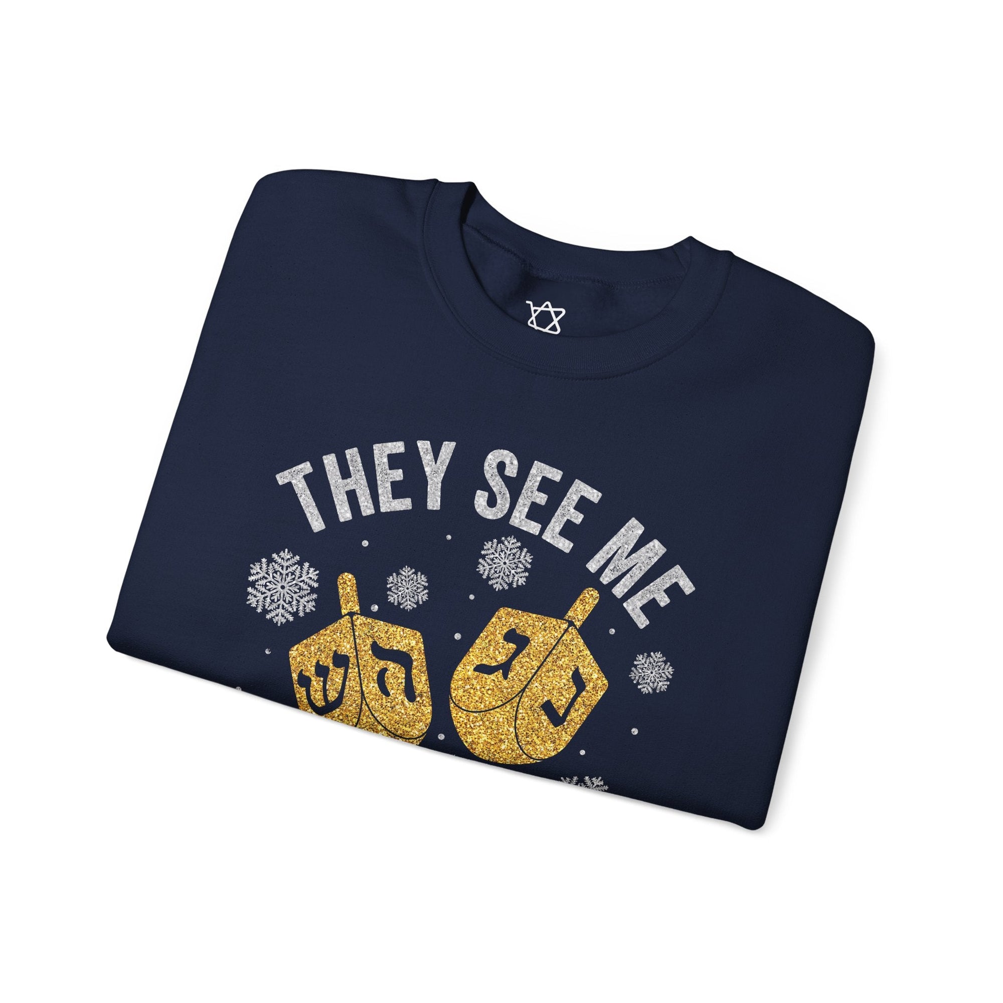 They See Me Rollin' Ugly Hanukkah Sweater - Shop Israel