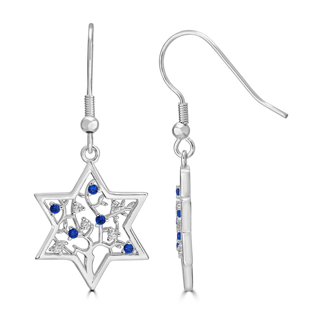 Tree of Life Hanging Earrings - Shop Israel