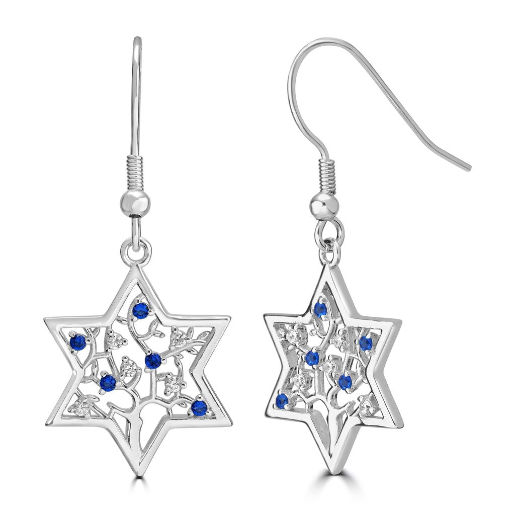 Tree of Life Hanging Earrings - Shop Israel