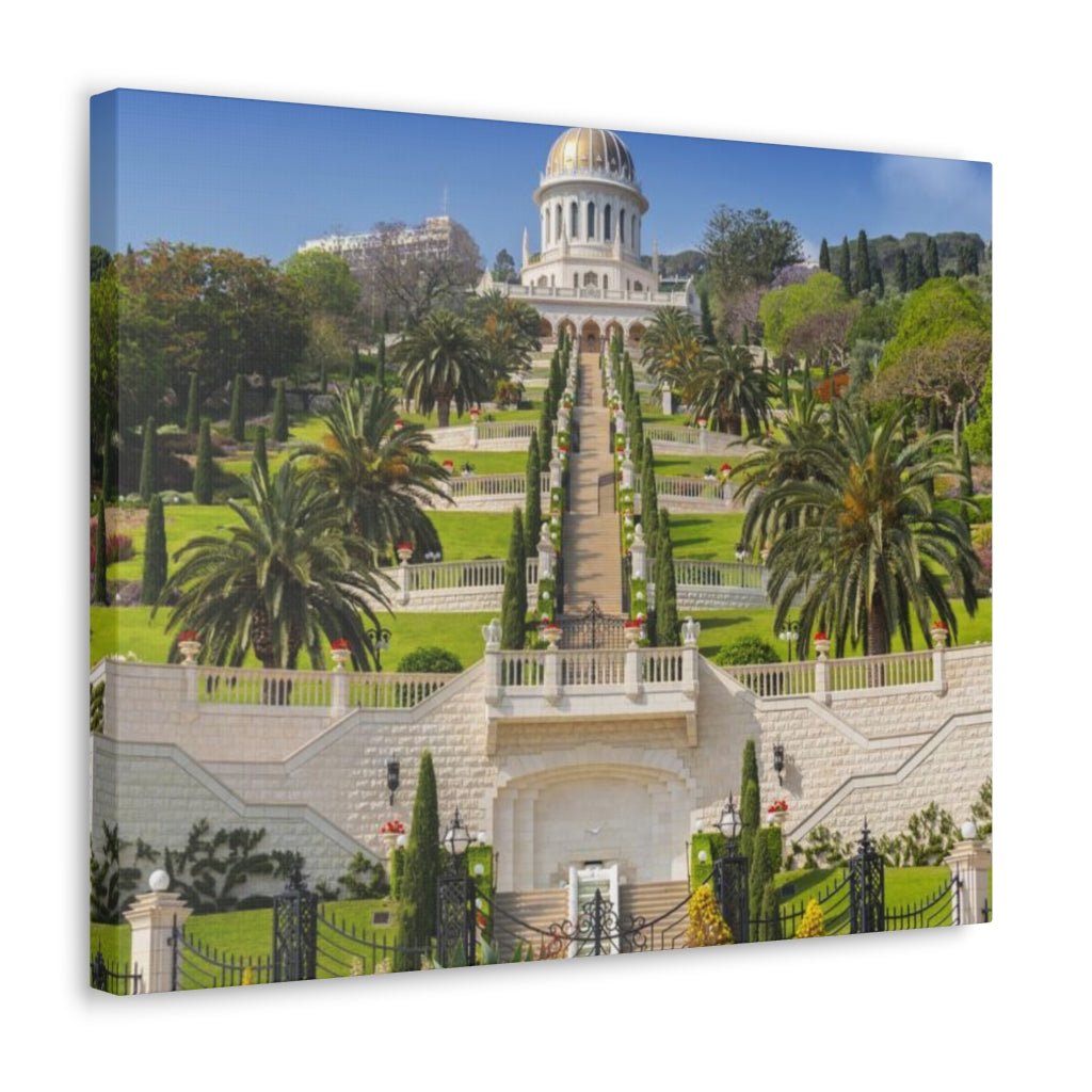 Buy Bahai Gardens premium canvas from the best Israel shopping site online - Shop Israel