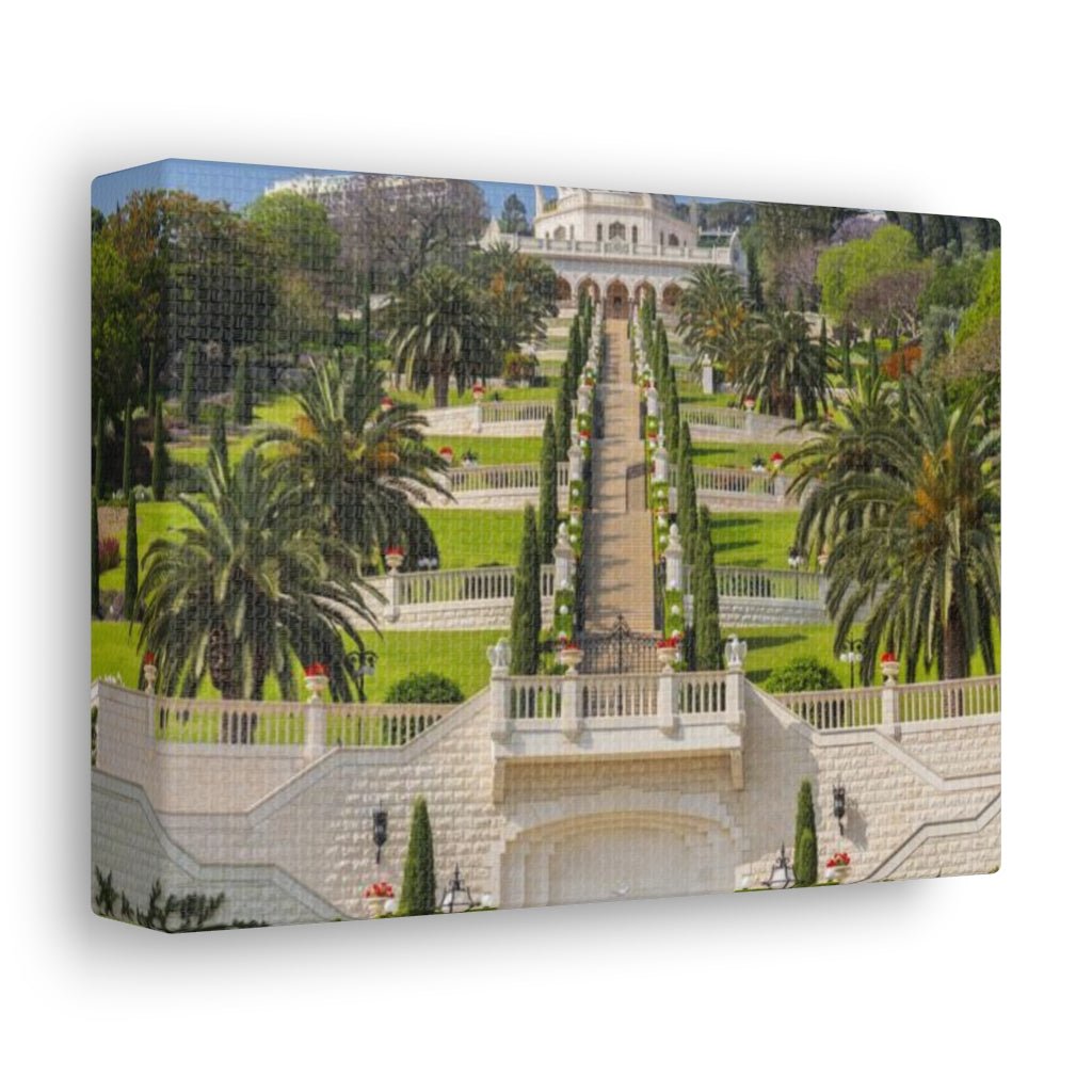 Unique Bahai Gardens artwork, inspired by Israel's stunning cultural landscapes - Shop Israel