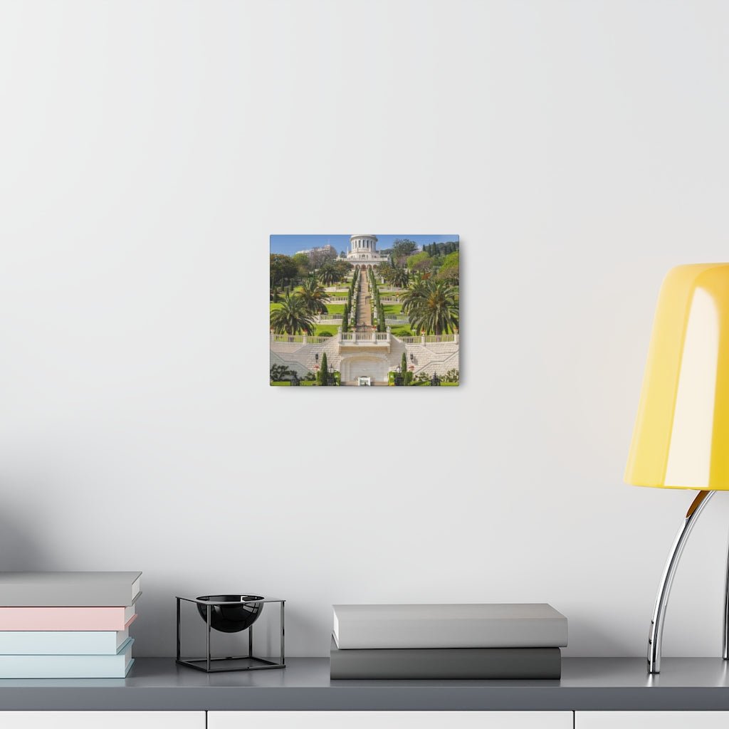 Decorate with a Bahai Gardens canvas from Israel's best online shopping store - Shop Israel