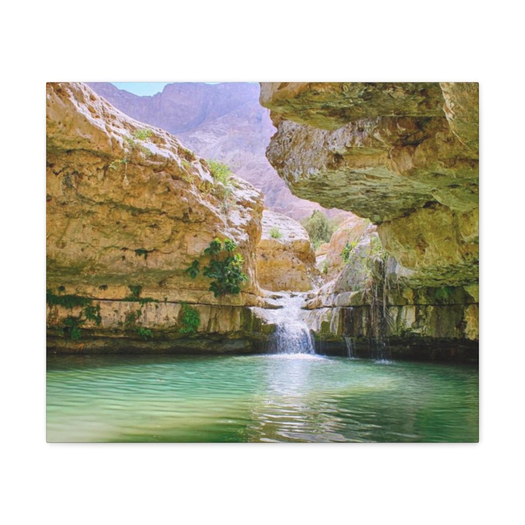 Buy Ein Gedi landscape canvas, a unique piece from the best Israel online store - Shop Israel