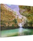 Stunning Ein Gedi premium canvas, a perfect gift for anyone who loves Israel - Shop Israel