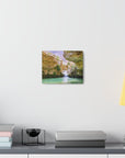 Shop Israel's best Ein Gedi canvas, showcasing the lush desert oasis landscape - Shop Israel