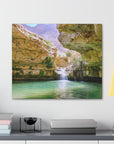 Ein Gedi oasis artwork, crafted in Israel, perfect for home or office decor - Shop Israel