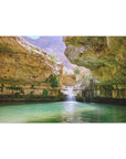 Shop Ein Gedi premium canvas online, featuring stunning desert waterfalls and wildlife - Shop Israel