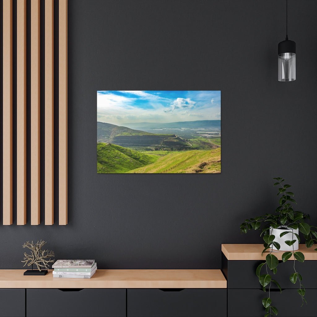 Golan Heights premium canvas, a must-have for Israel shop and travel lovers - Shop Israel