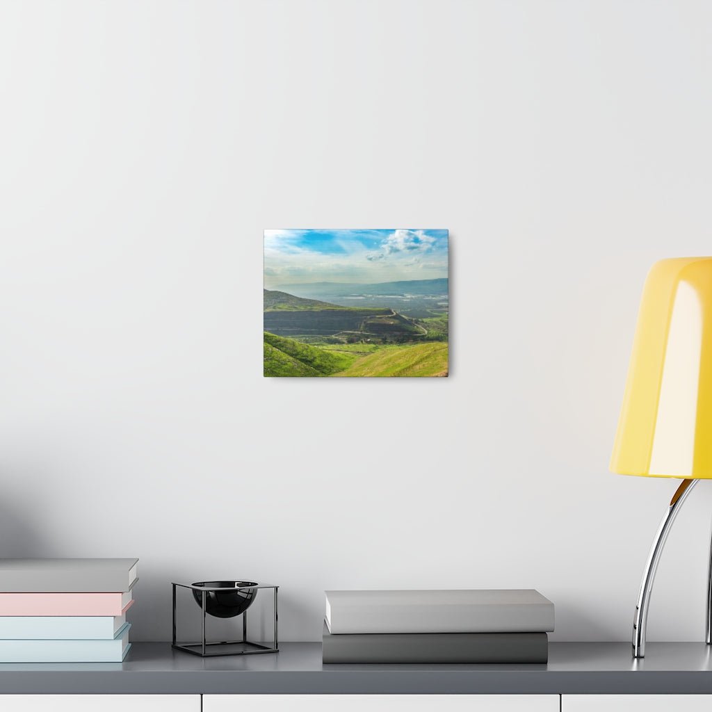 Elegant Golan Heights wall art, a perfect gift for lovers of Israel's landscapes - Shop Israel