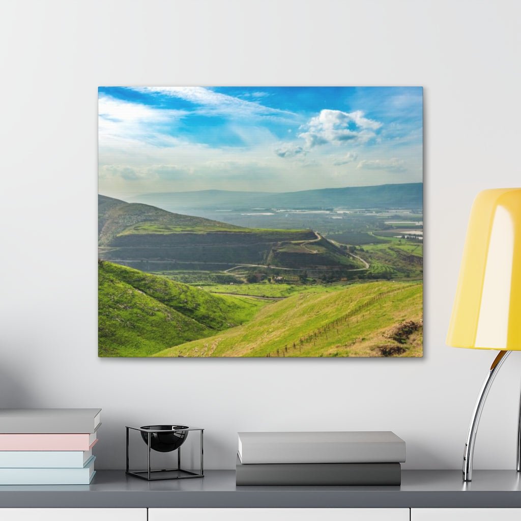 Support Israeli artists with this unique Golan Heights canvas print - Shop Israel