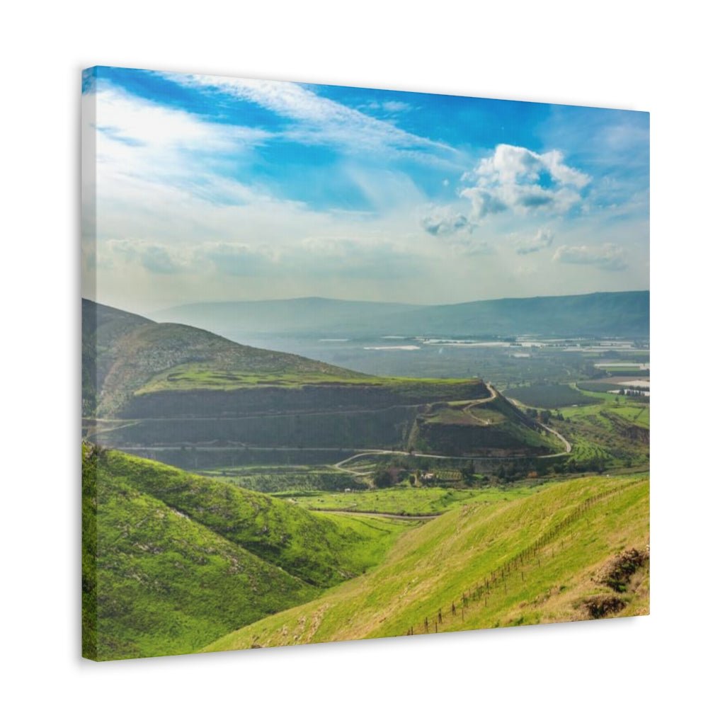 High-quality Golan Heights print, a must-have for Israel merchandise collectors - Shop Israel