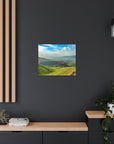Golan Heights wall art, featuring breathtaking views of Israel's northern frontier - Shop Israel