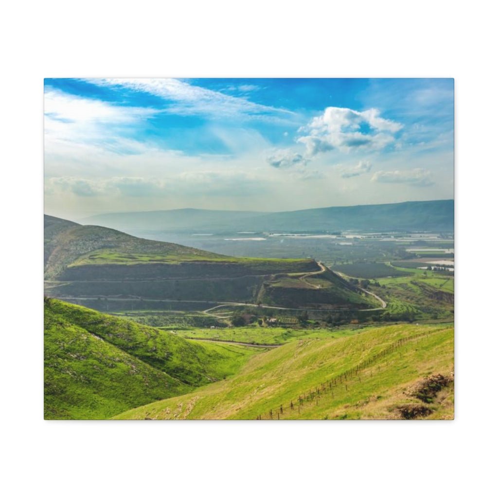 Decorate with a Golan Heights canvas from Shop Israel, celebrating Israel's beauty - Shop Israel.