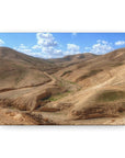 High-quality Judaean Desert print, a must-have for Israel merchandise collectors - Shop Israel.