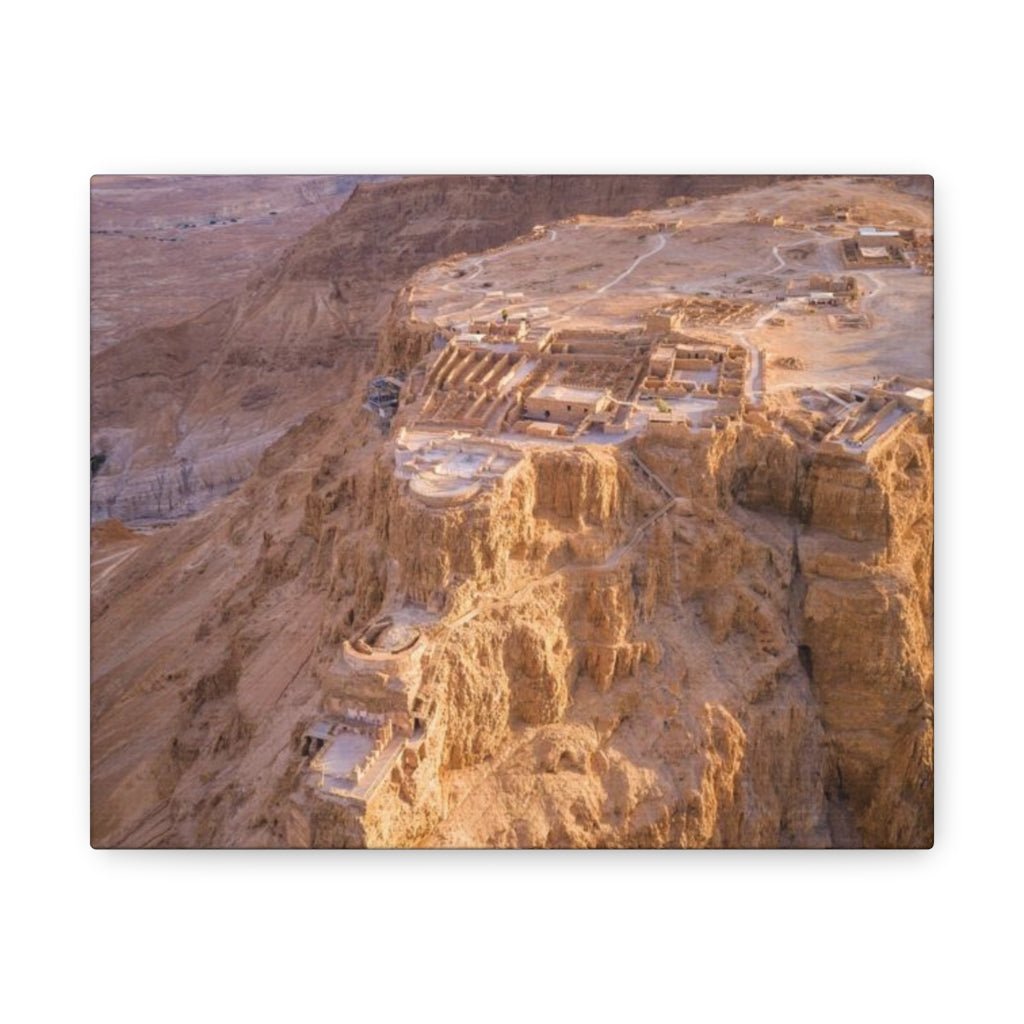 Masada fortress canvas, a stunning tribute to Israel's ancient history - Shop Israel.