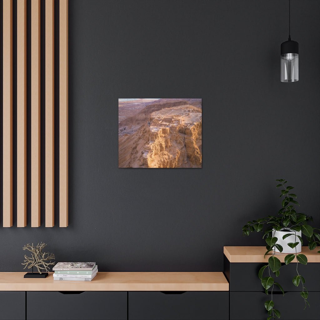 Stunning Masada canvas wall art, perfect for Israel lovers and online shopping in Israel - Shop Israel.
