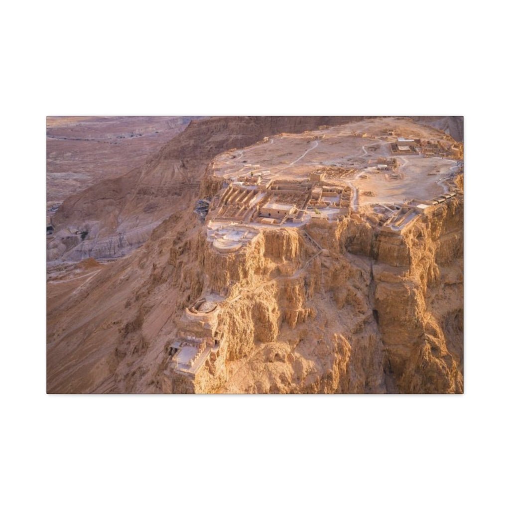Israel Masada premium canvas print, perfect for Judaica lovers and history enthusiasts - Shop Israel.