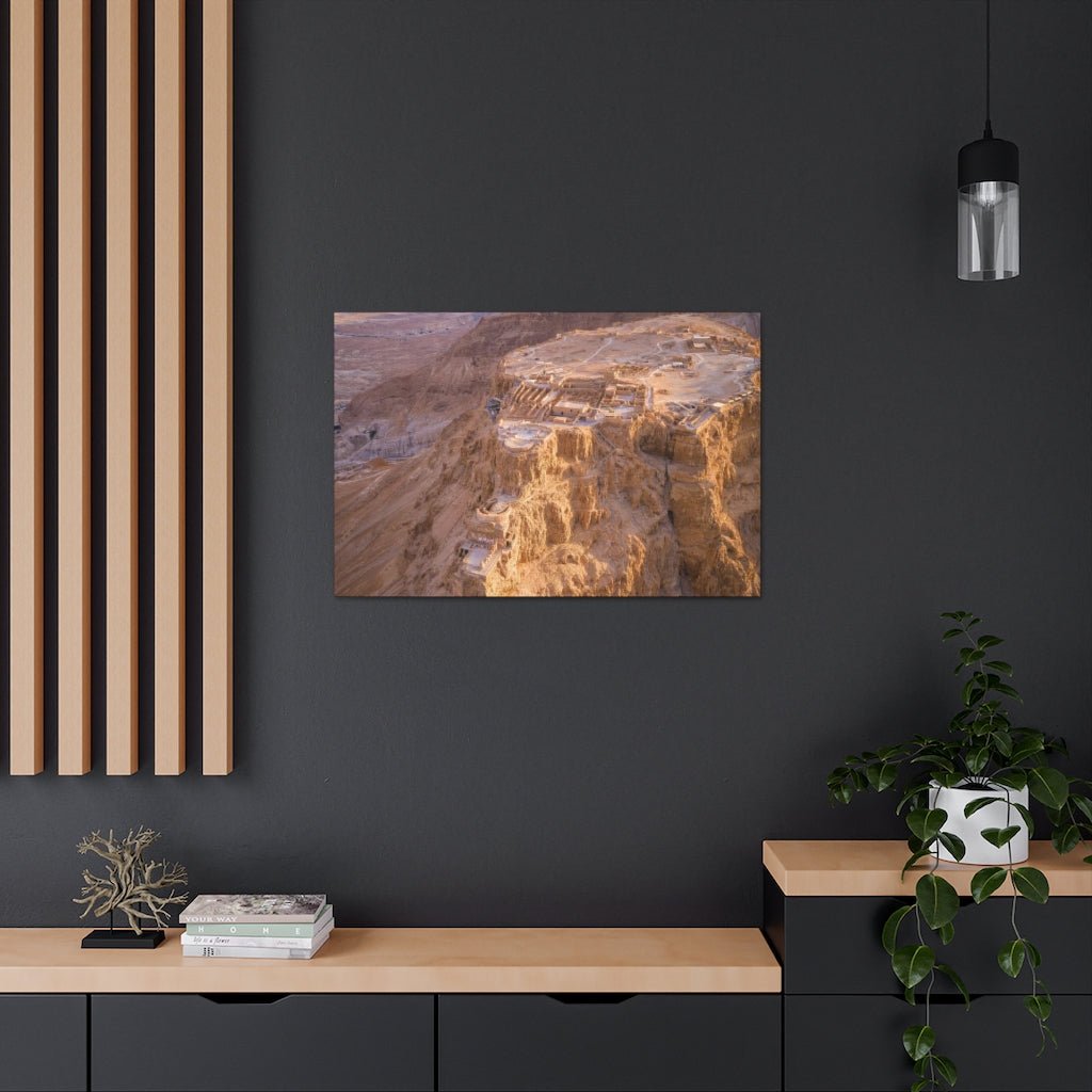 Buy Masada premium canvas online, featuring Israel's ancient fortress in the Judean Desert - Shop Israel.