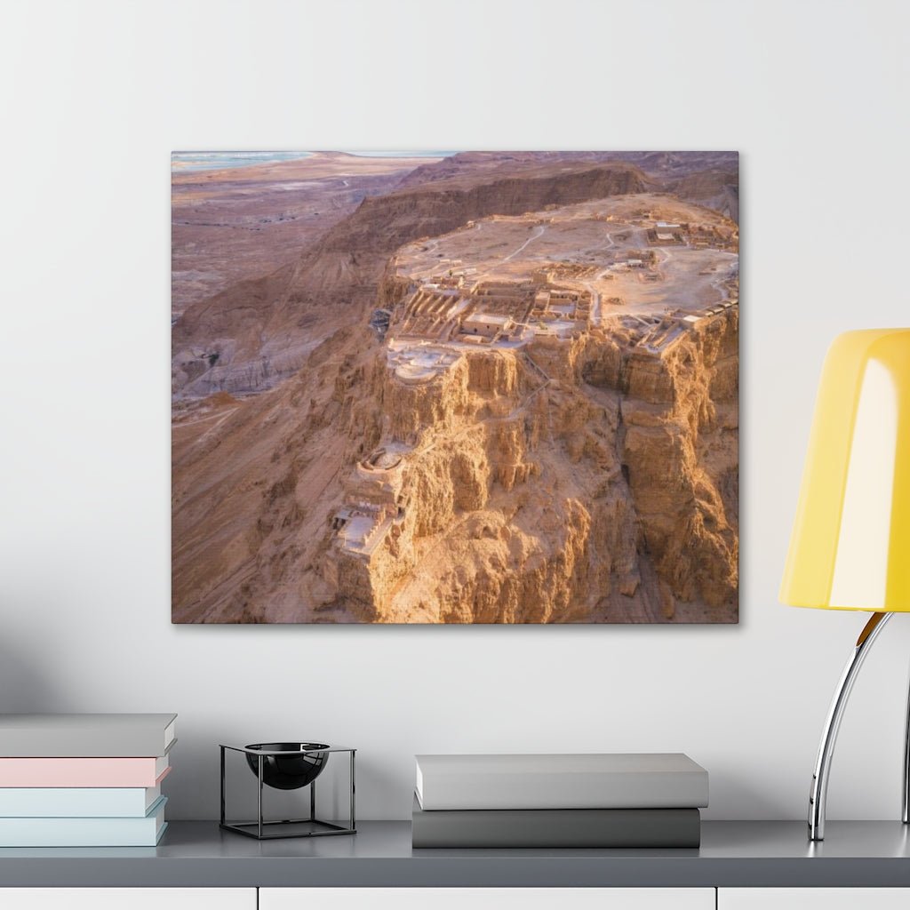 Stunning Masada canvas wall art, perfect for Israel lovers and online shopping in Israel - Shop Israel.