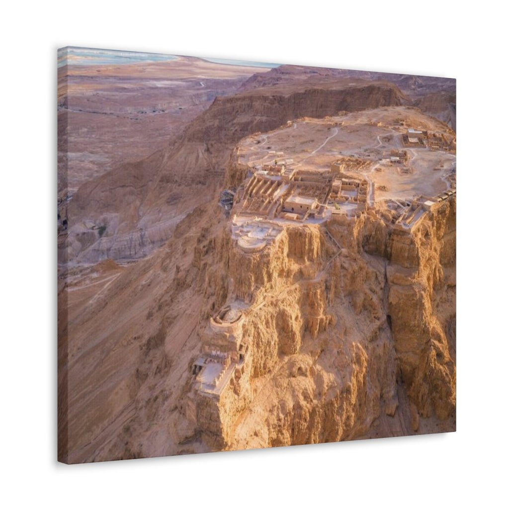 Masada fortress canvas, a stunning tribute to Israel's ancient history - Shop Israel.