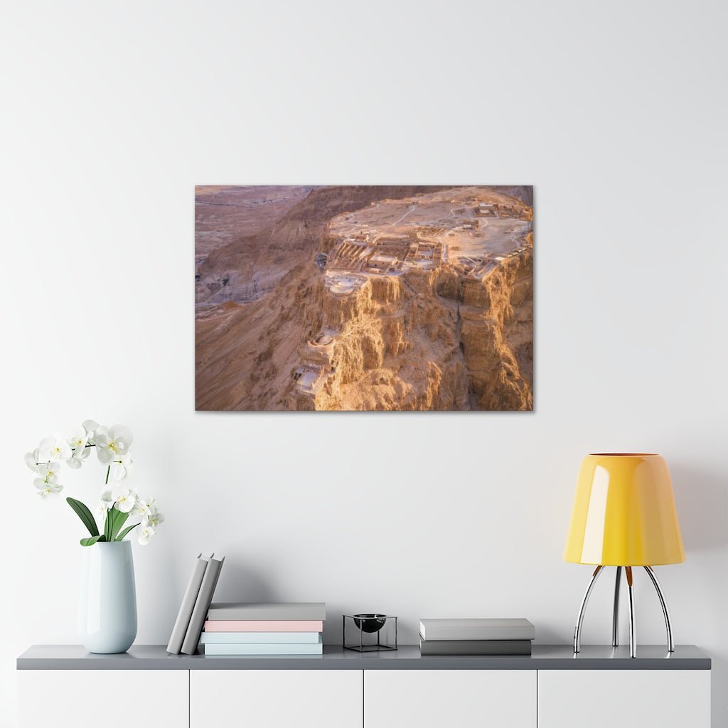 Stunning Masada canvas wall art, perfect for Israel lovers and online shopping in Israel - Shop Israel.