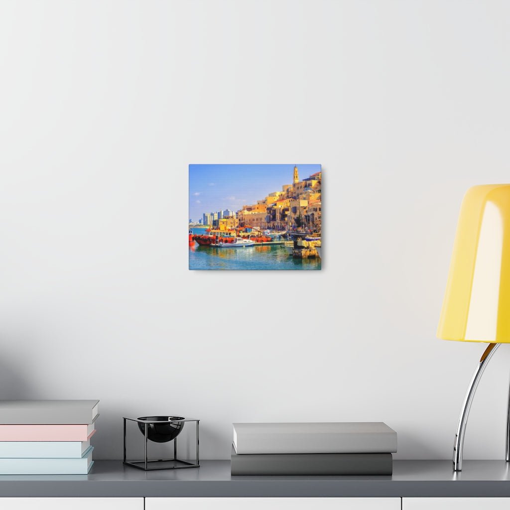 Shop premium Old Jaffa canvas wall art featuring Israel's scenic beauty.