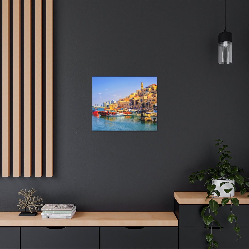 Buy Old Jaffa canvas print - perfect Israel-themed wall decor.