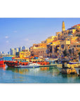 Stunning Old Jaffa wall art, featuring Israel's charming ancient streets.