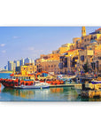 Old Jaffa premium canvas showcasing Israel's historic coastal cityscape.