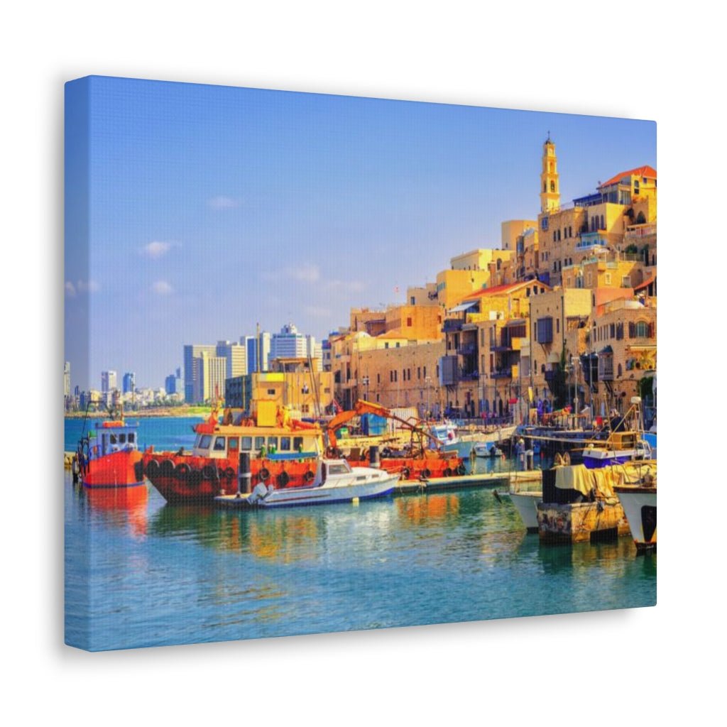 Decorate your home with an exclusive Old Jaffa premium canvas print.