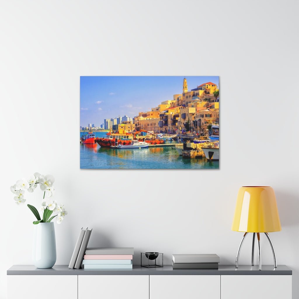 Buy Old Jaffa canvas print - perfect Israel-themed wall decor.