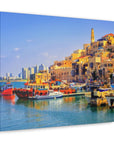 Old Jaffa's picturesque streets on canvas - ideal for Israel lovers.