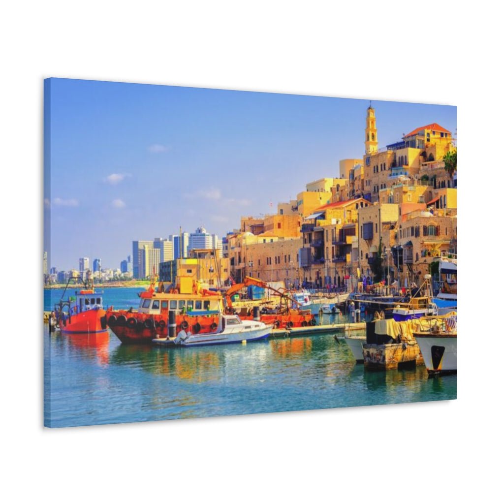 Buy Old Jaffa canvas print - perfect Israel-themed wall decor.