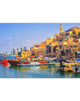 Beautiful Old Jaffa artwork - premium Israel canvas for home decor.