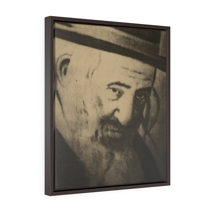 Reb Shaya Kerestir Framed Canvas - Shop Israel