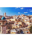 Beautiful Old City Jerusalem artwork, perfect for Israel lovers.