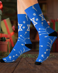 Star of David Floral Socks - Shop Israel
